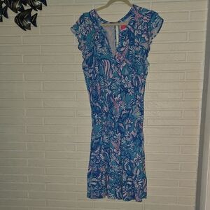 Lilly Pulitzer  AMALFI Blue Romper